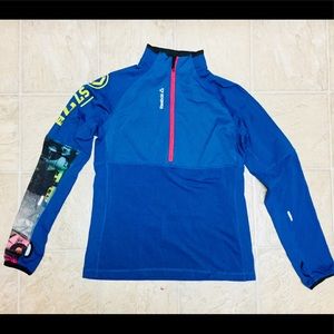 Reebok CrossFit Blue Quarter Zip